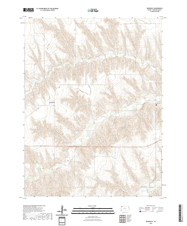 Beardsley topographic map thumbnail