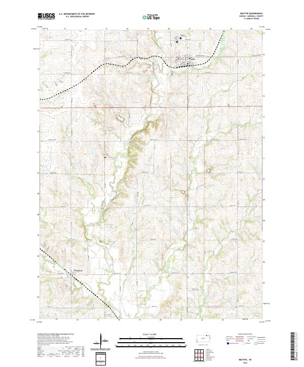 Beattie topographic map thumbnail