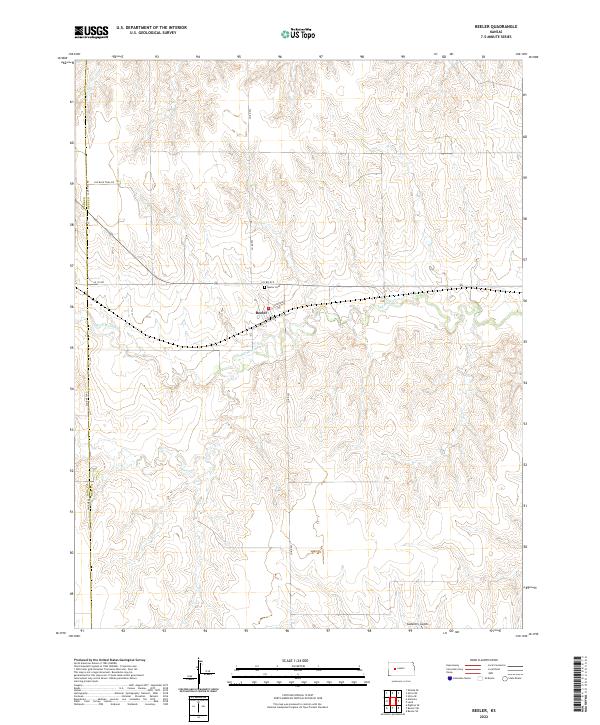 Beeler topographic map thumbnail