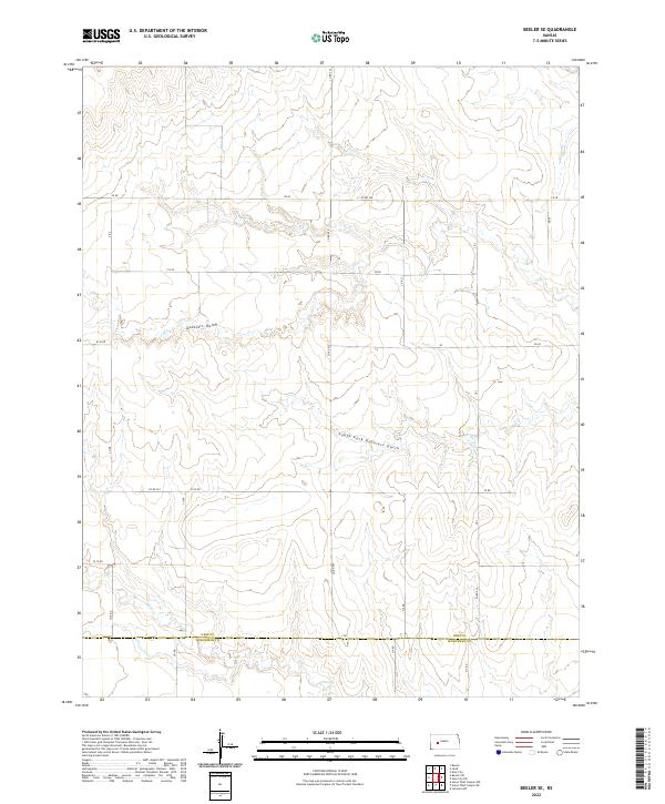Beeler SE topographic map thumbnail