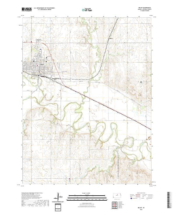 Beloit topographic map thumbnail