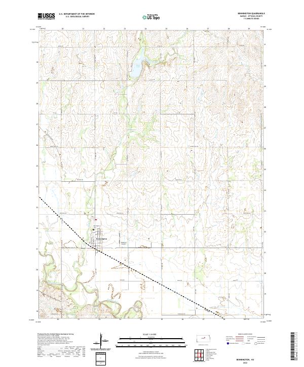 Bennington topographic map thumbnail