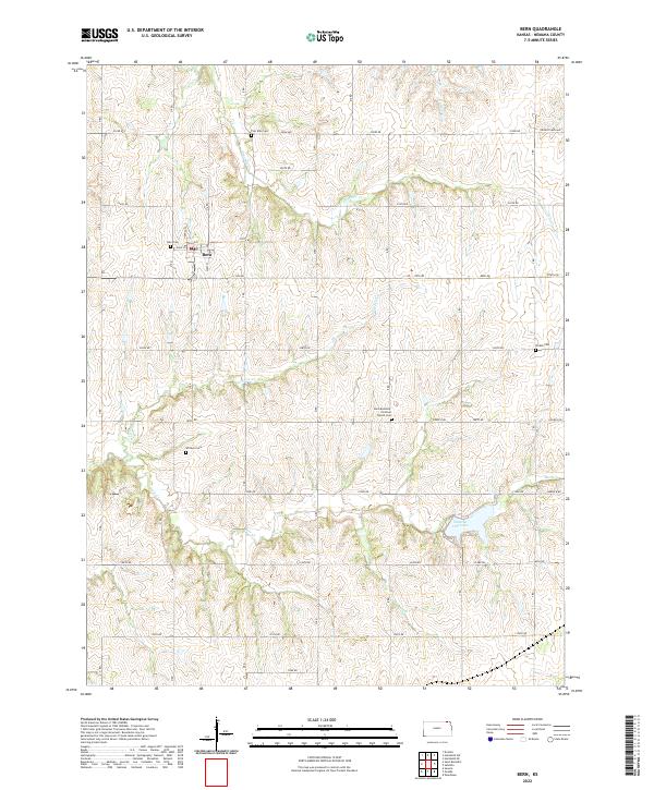 Bern topographic map thumbnail