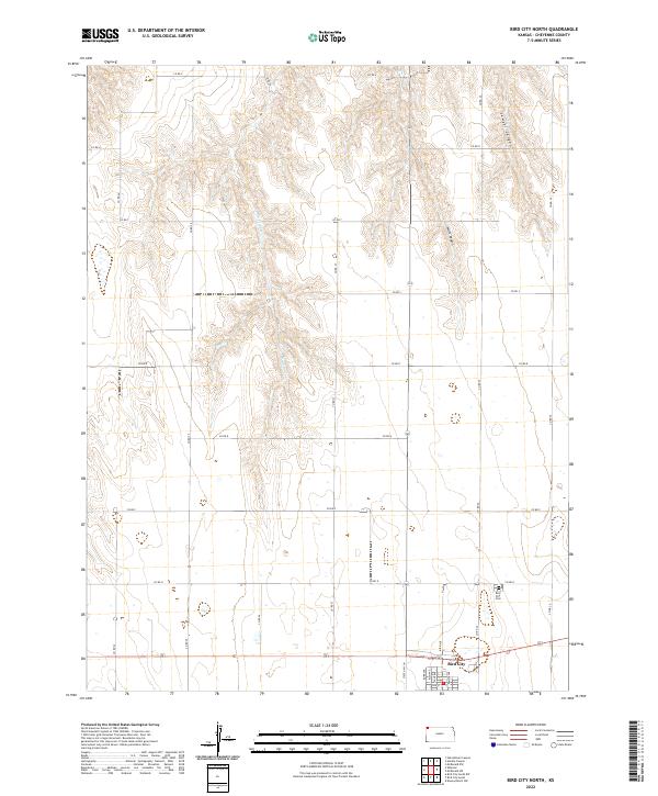 Bird City North topographic map thumbnail