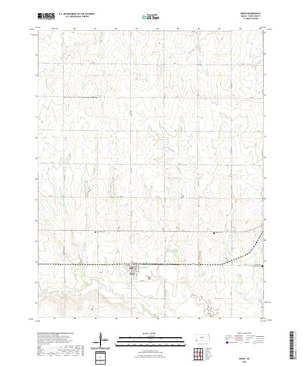 Bison topographic map thumbnail