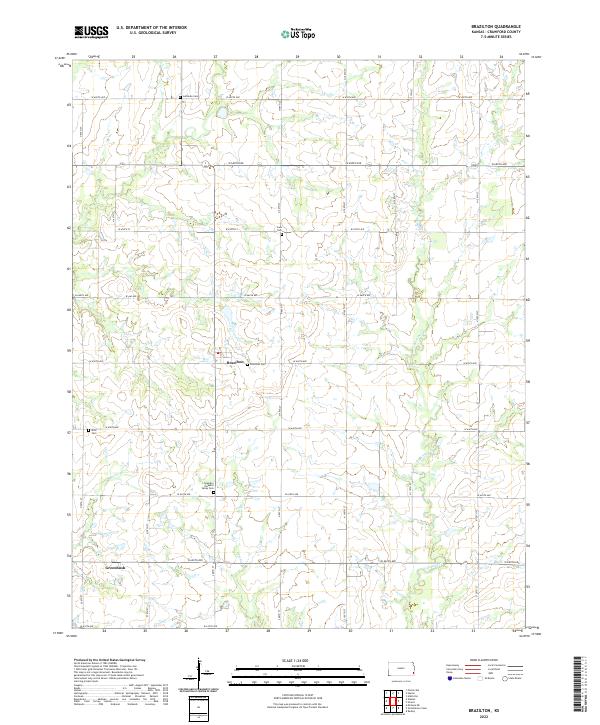Brazilton topographic map thumbnail