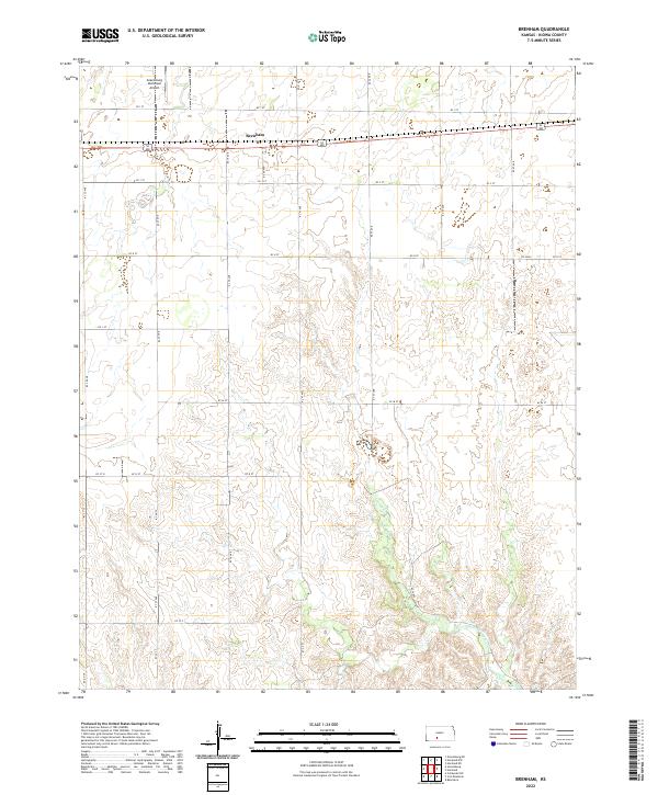 Brenham topographic map thumbnail