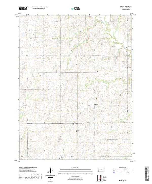 Buckeye topographic map thumbnail