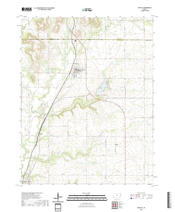 Buffalo topographic map thumbnail