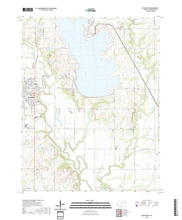 Burlington topographic map thumbnail