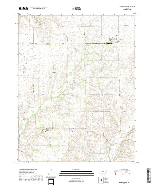Cambridge NW topographic map thumbnail