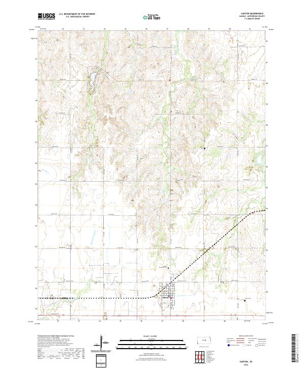 Canton topographic map thumbnail