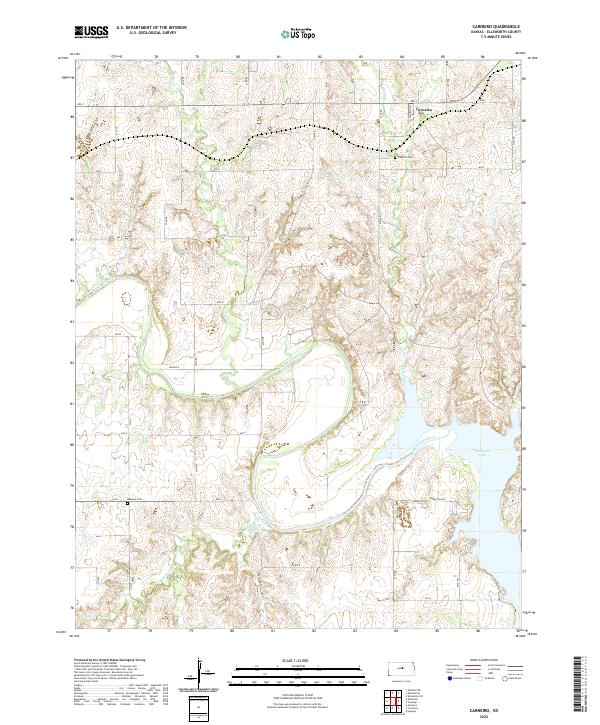 Carneiro topographic map thumbnail