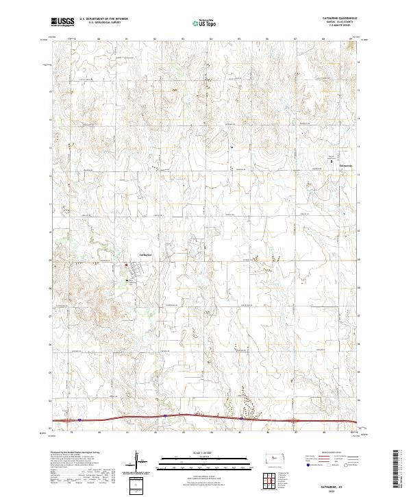 Catharine topographic map thumbnail