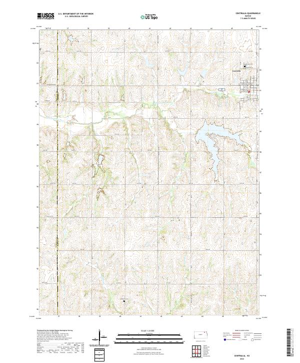 Centralia topographic map thumbnail