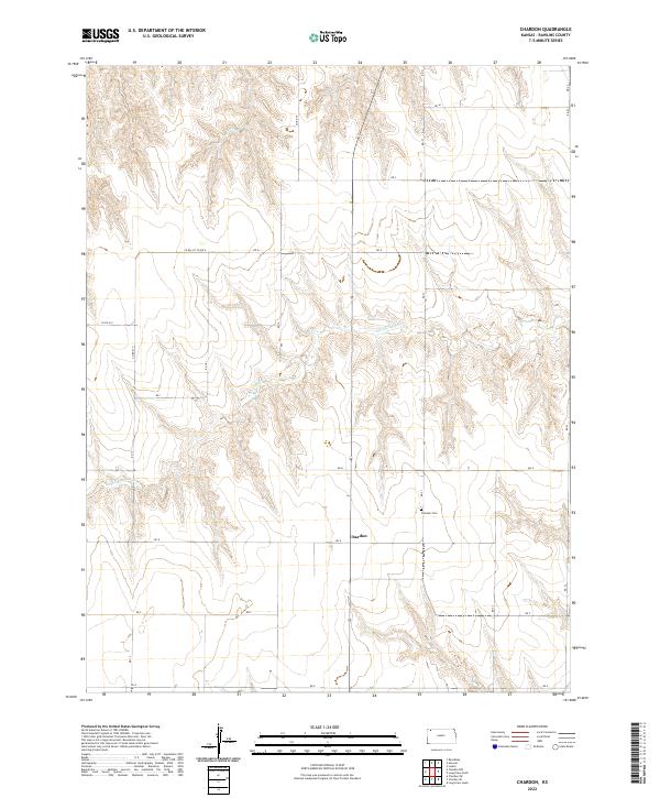 Chardon topographic map thumbnail