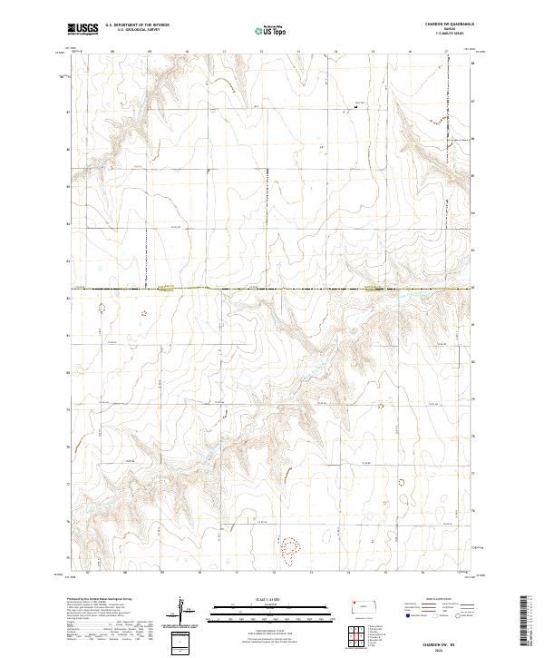 Chardon SW topographic map thumbnail