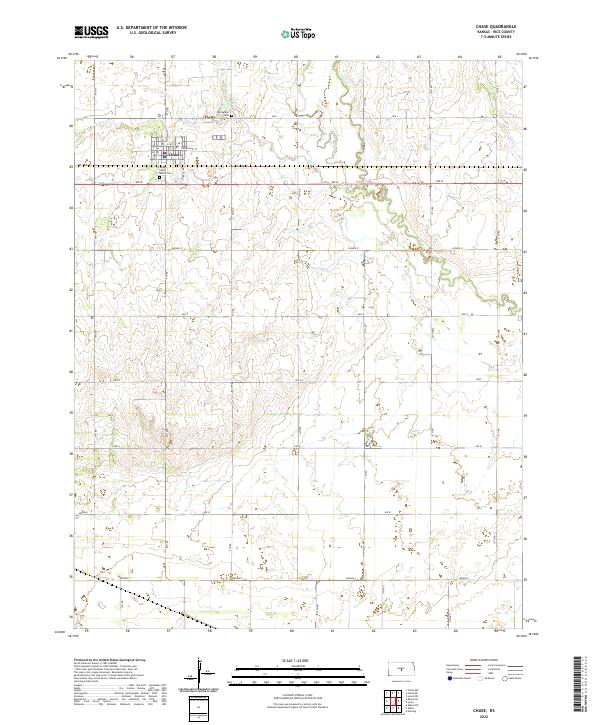 Chase topographic map thumbnail