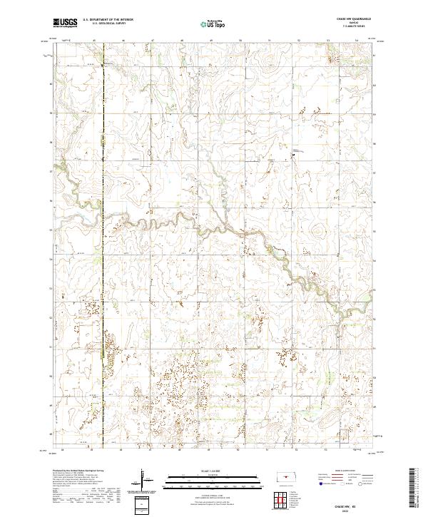 Chase NW topographic map thumbnail
