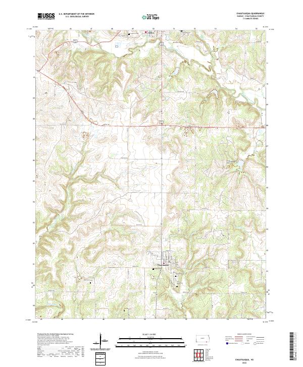 Chautauqua topographic map thumbnail