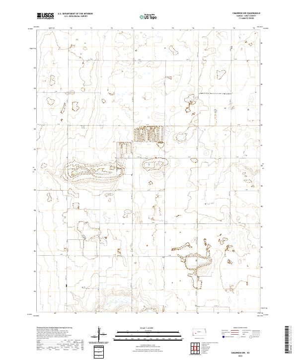 Cimarron NW topographic map thumbnail