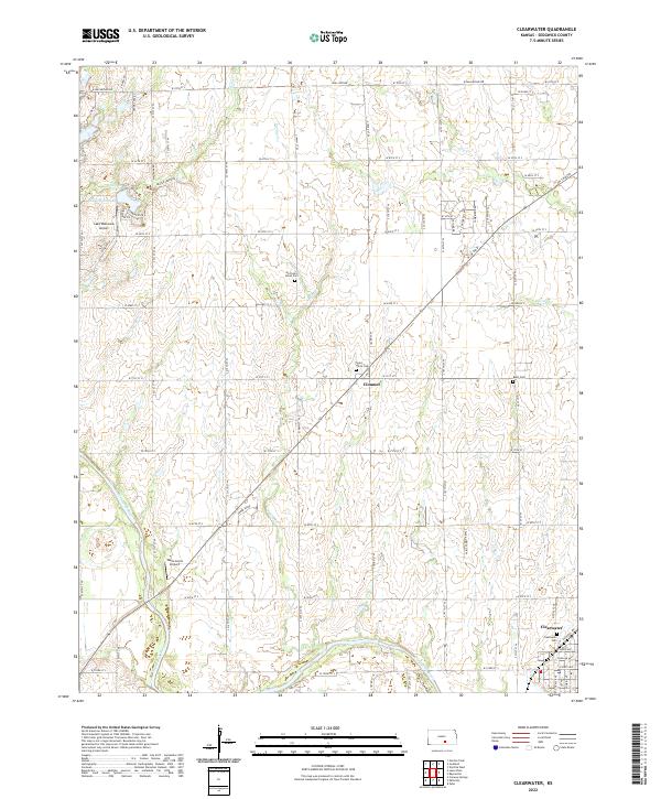 Clearwater topographic map thumbnail