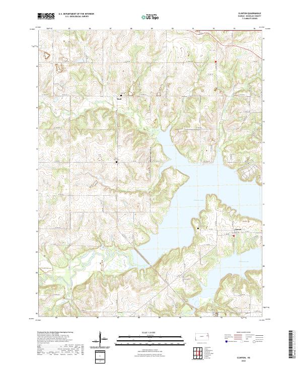 Clinton topographic map thumbnail