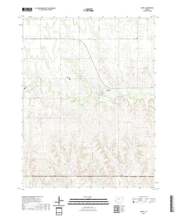 Codell topographic map thumbnail