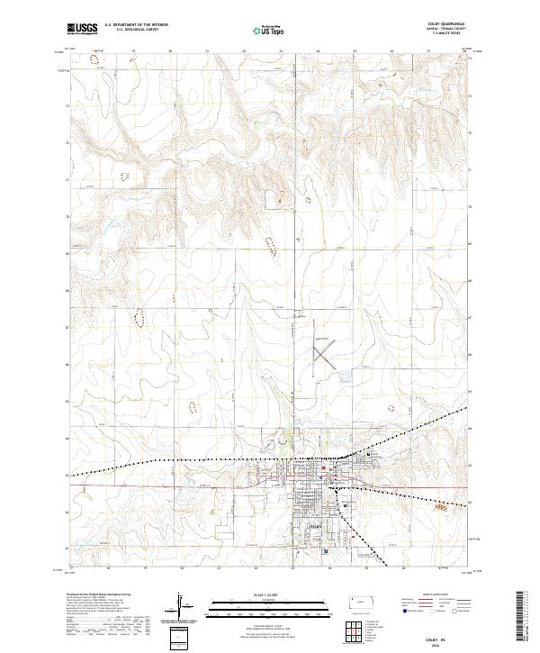 Colby topographic map thumbnail