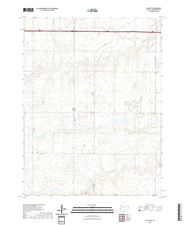 Colby SW topographic map thumbnail