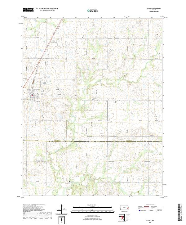 Colony topographic map thumbnail
