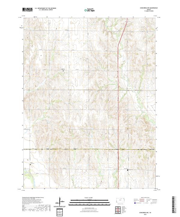 Concordia NW topographic map thumbnail