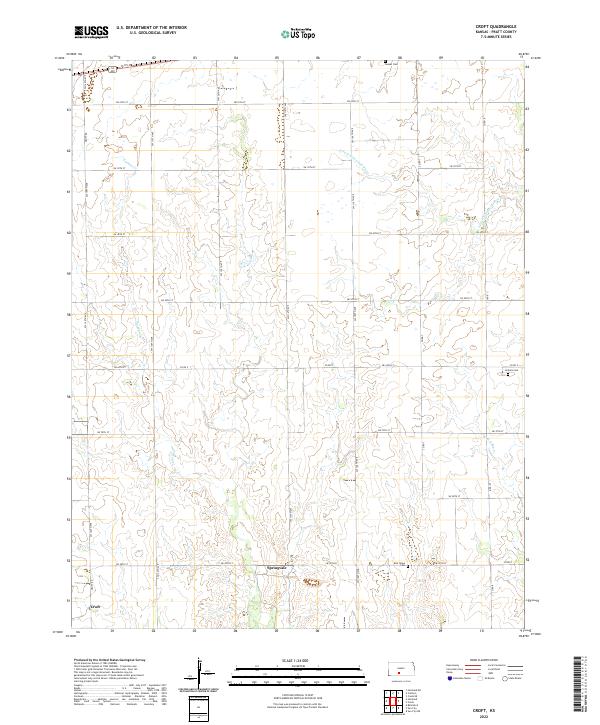 Croft topographic map thumbnail