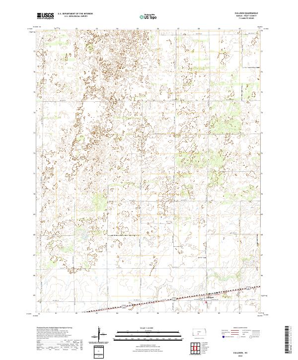 Cullison topographic map thumbnail