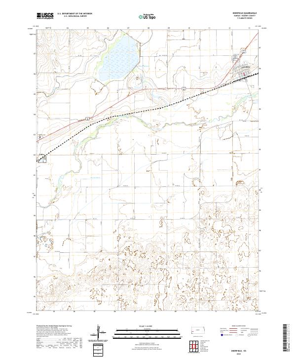 Deerfield topographic map thumbnail