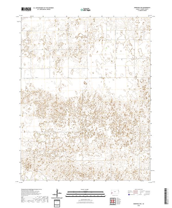 Deerfield SW topographic map thumbnail