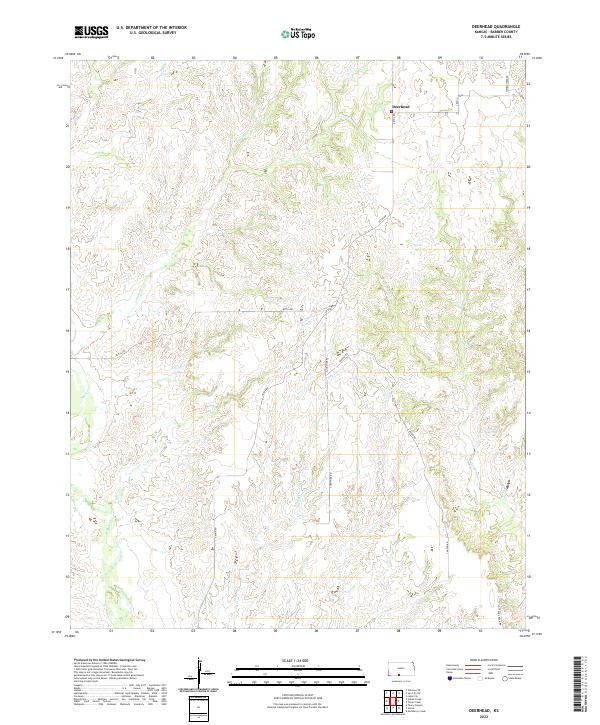 Deerhead topographic map thumbnail