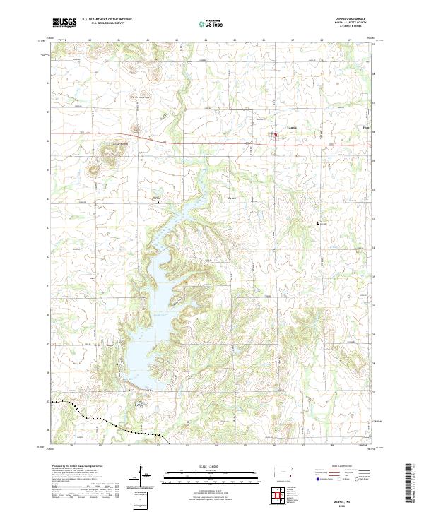 Dennis topographic map thumbnail