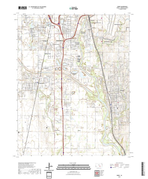 Derby topographic map thumbnail