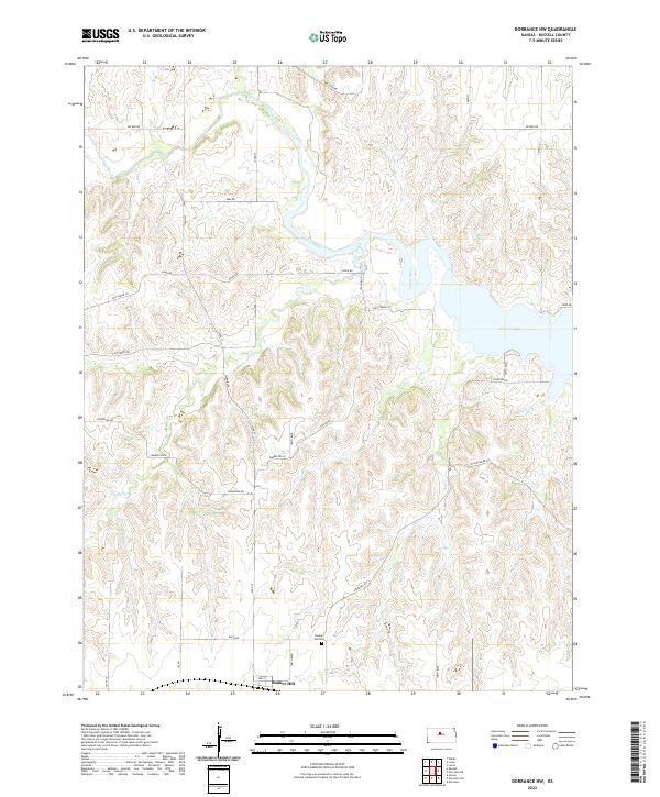 Dorrance NW topographic map thumbnail