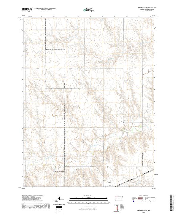 Dresden North topographic map thumbnail