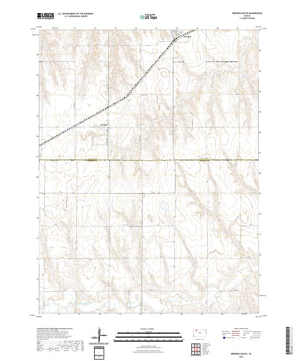Dresden South topographic map thumbnail