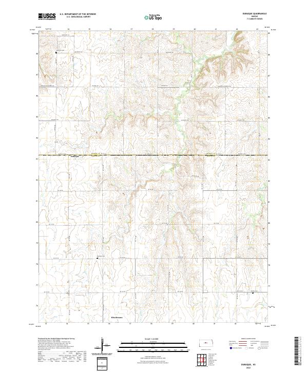 Dubuque topographic map thumbnail