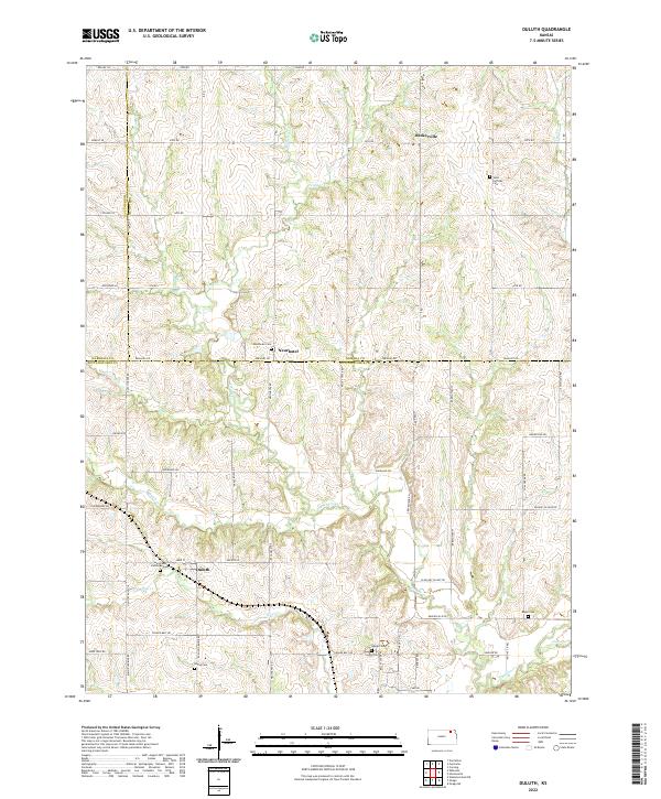 Duluth topographic map thumbnail