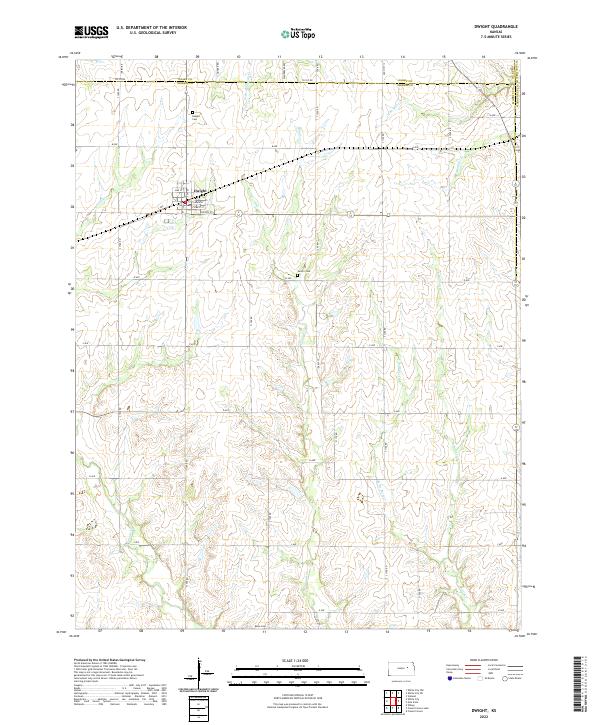 Dwight topographic map thumbnail