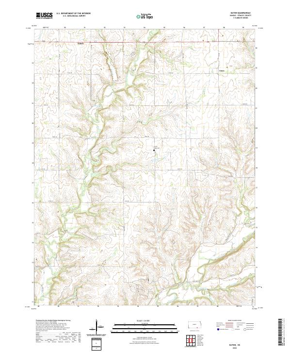Eaton topographic map thumbnail