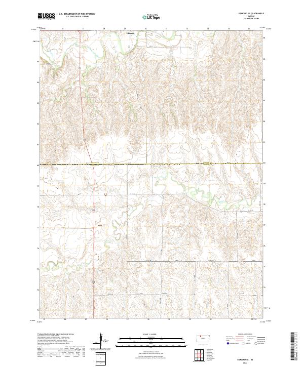Edmond SE topographic map thumbnail