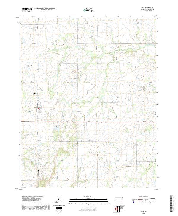 Edna topographic map thumbnail