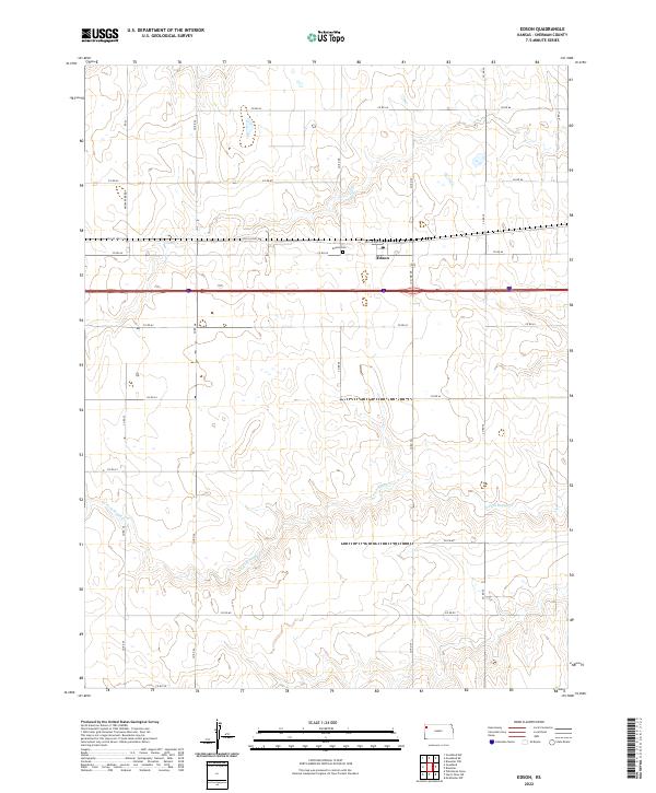 Edson topographic map thumbnail
