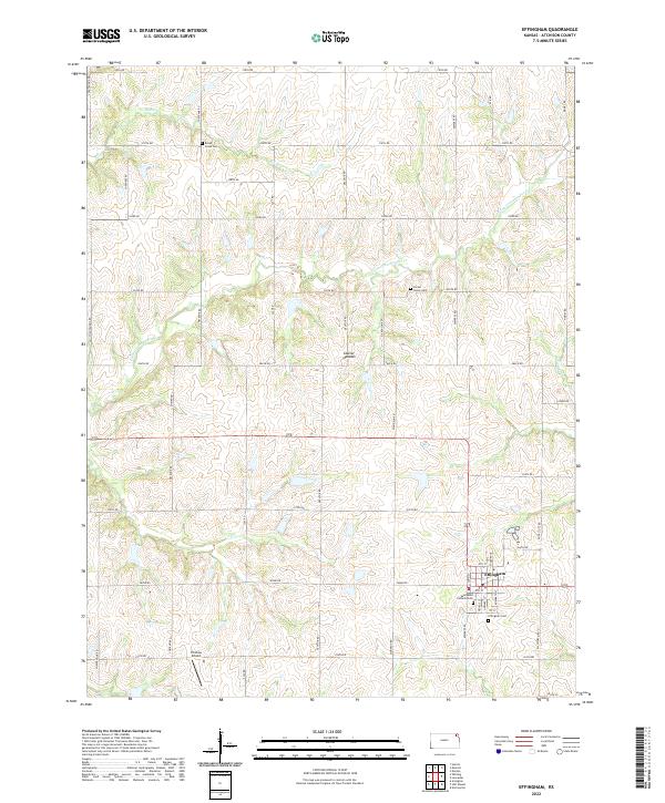 Effingham topographic map thumbnail